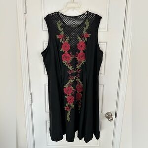 City Chic black dress size 20